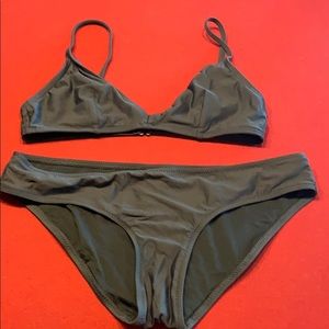 J. Crew Charcoal Bikini